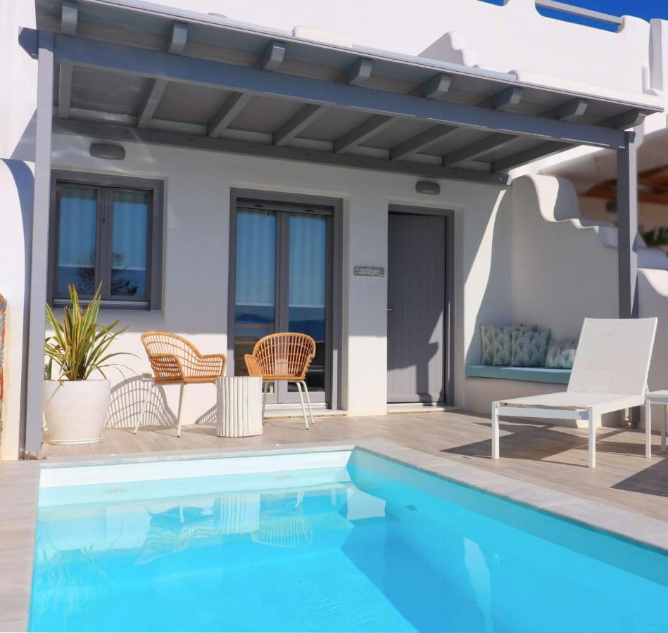 The Nine Graces - Agia Anna - Option With Private Pool Or Hot Tub Villa Eksteriør billede