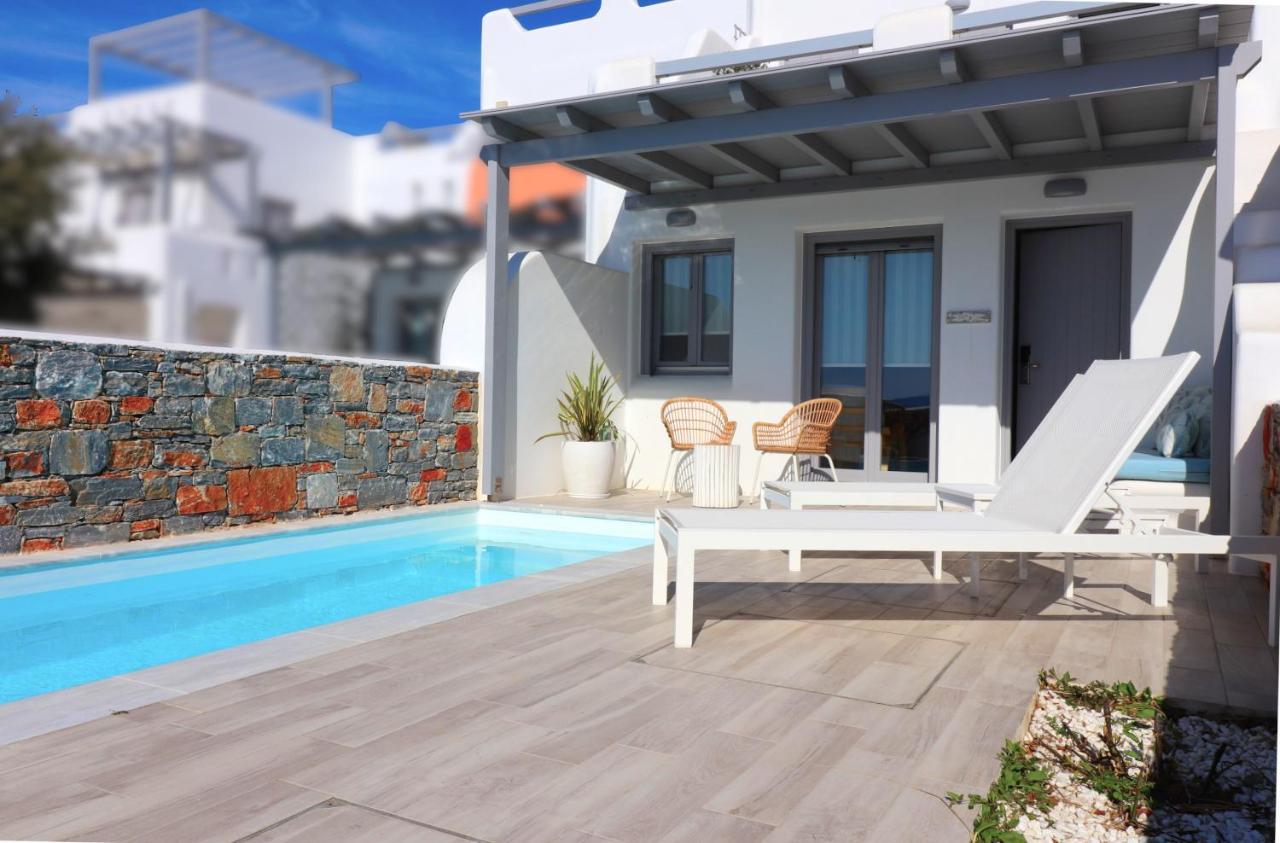 The Nine Graces - Agia Anna - Option With Private Pool Or Hot Tub Villa Eksteriør billede